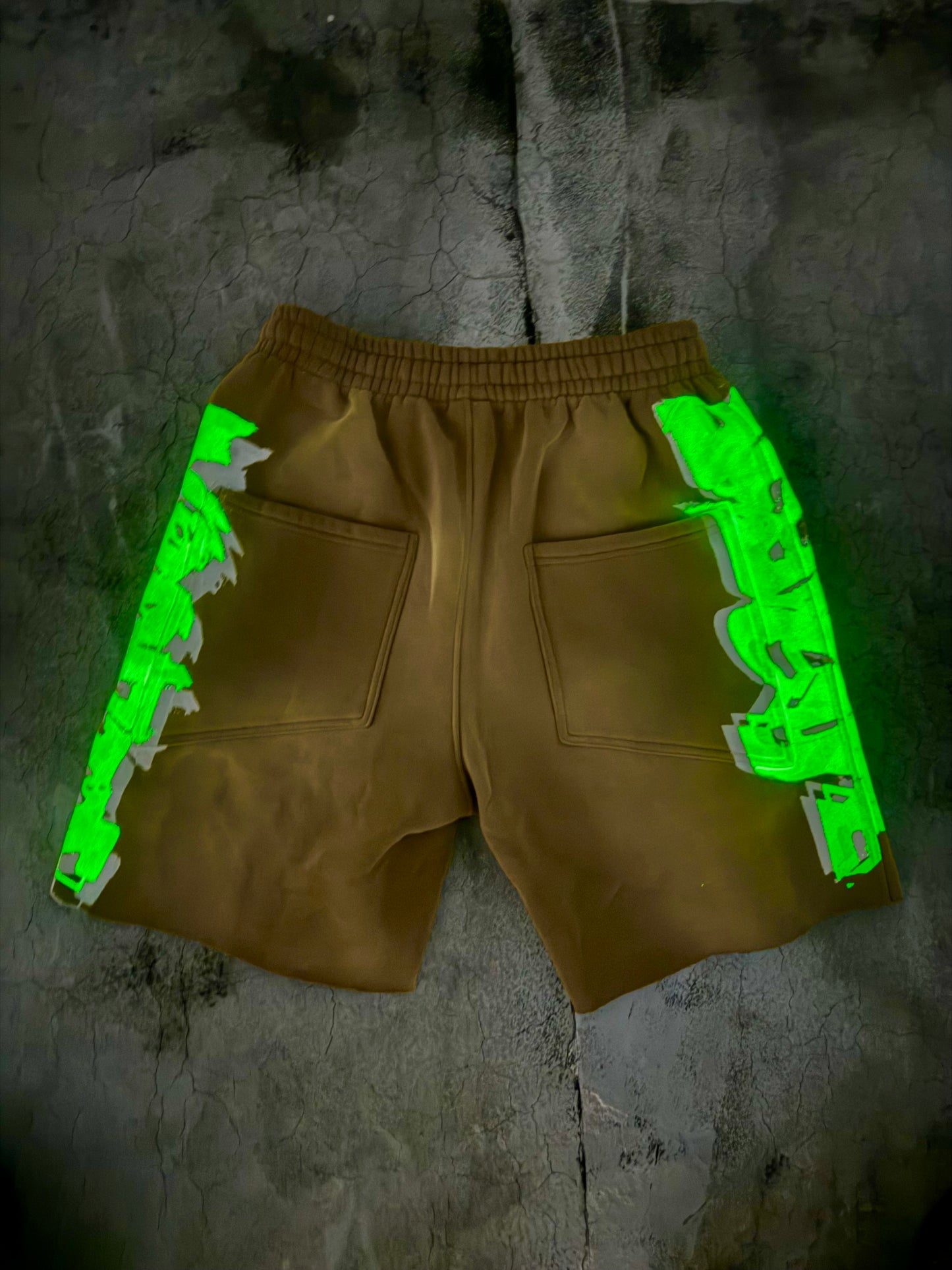 MF Glow In The Dark Shorts (Coffee Brown)