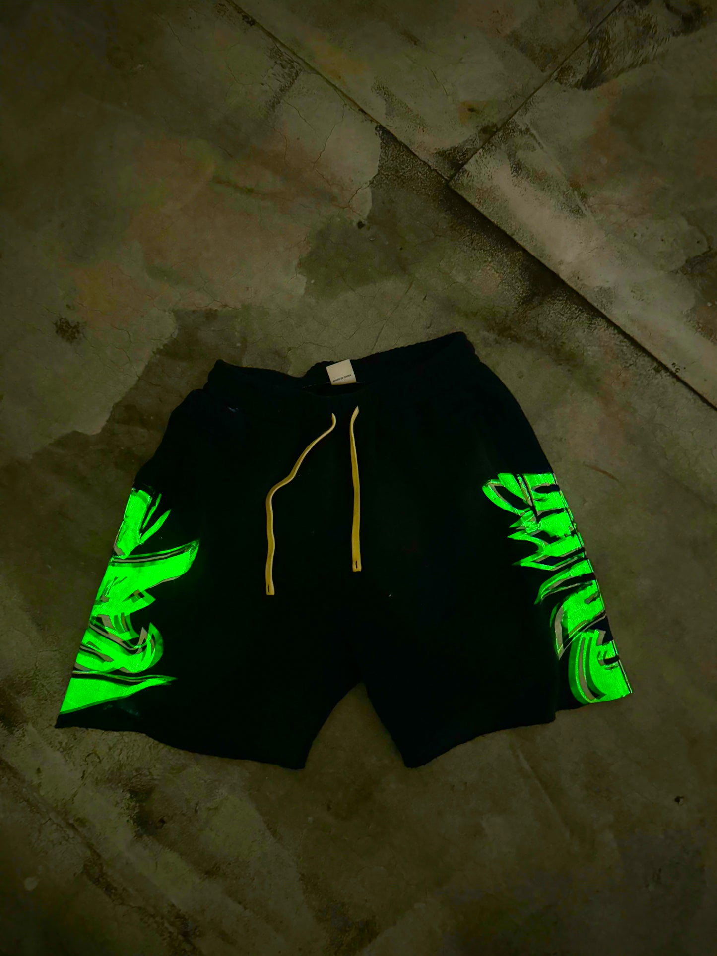 MF Glow In The Dark Shorts (Black)