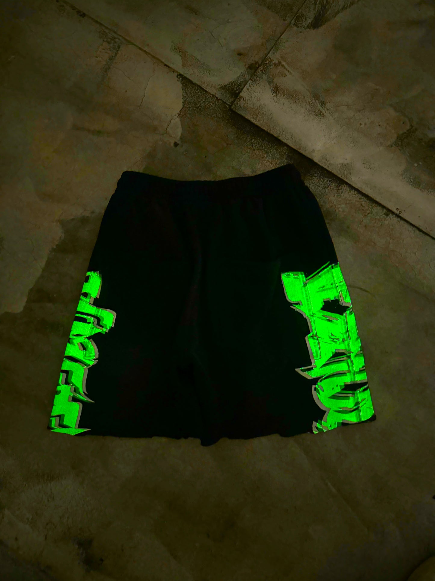 MF Glow In The Dark Shorts (Black)