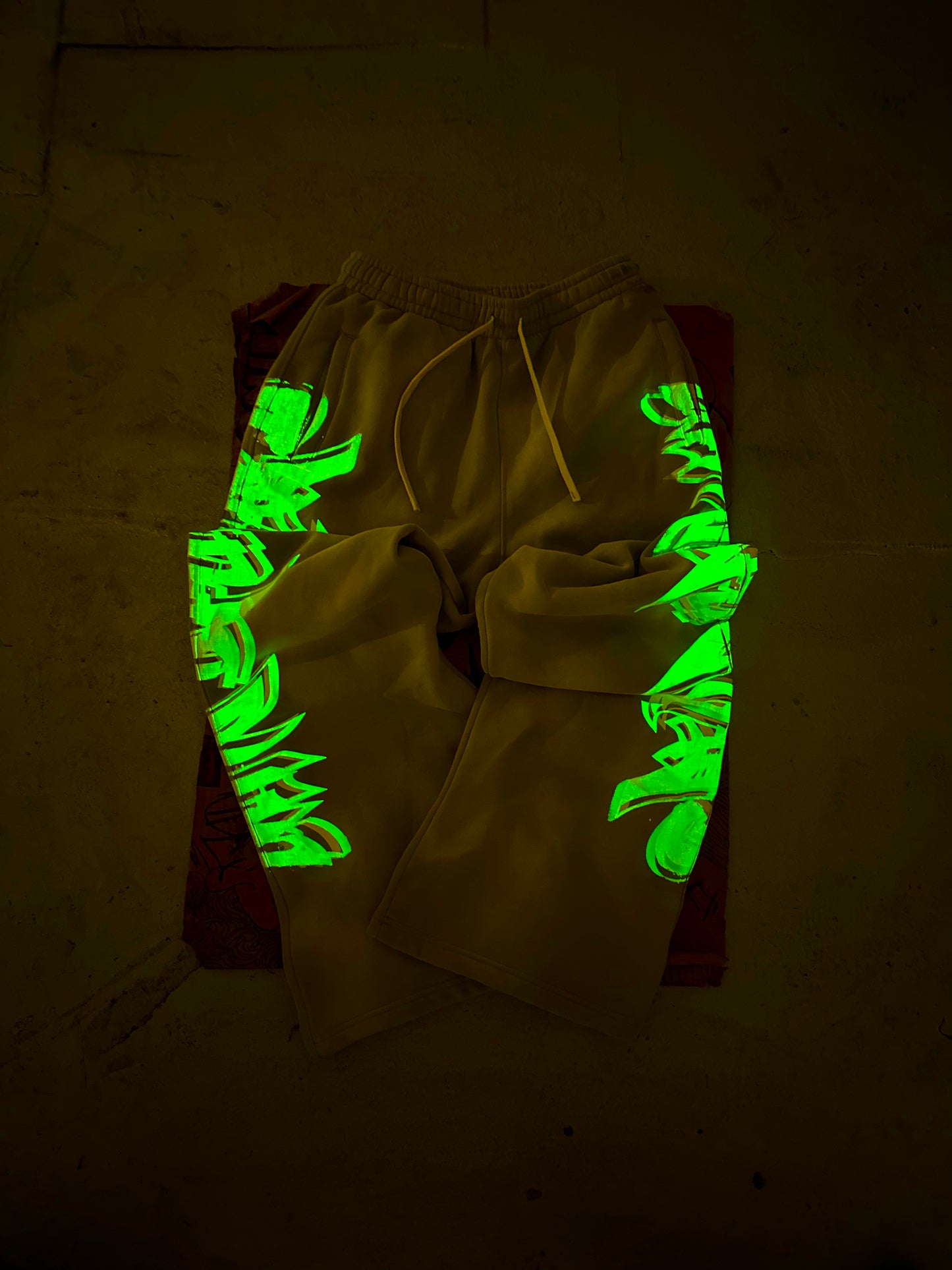 MF Glow In The Dark Sweat Pants (Ash Grey)
