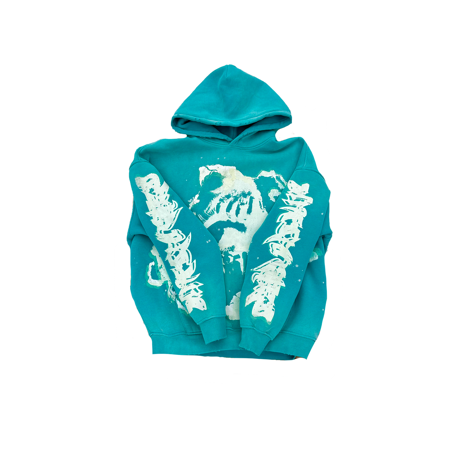 MF Glow In The Dark Pull Over Hoodie (Peacock Blue)