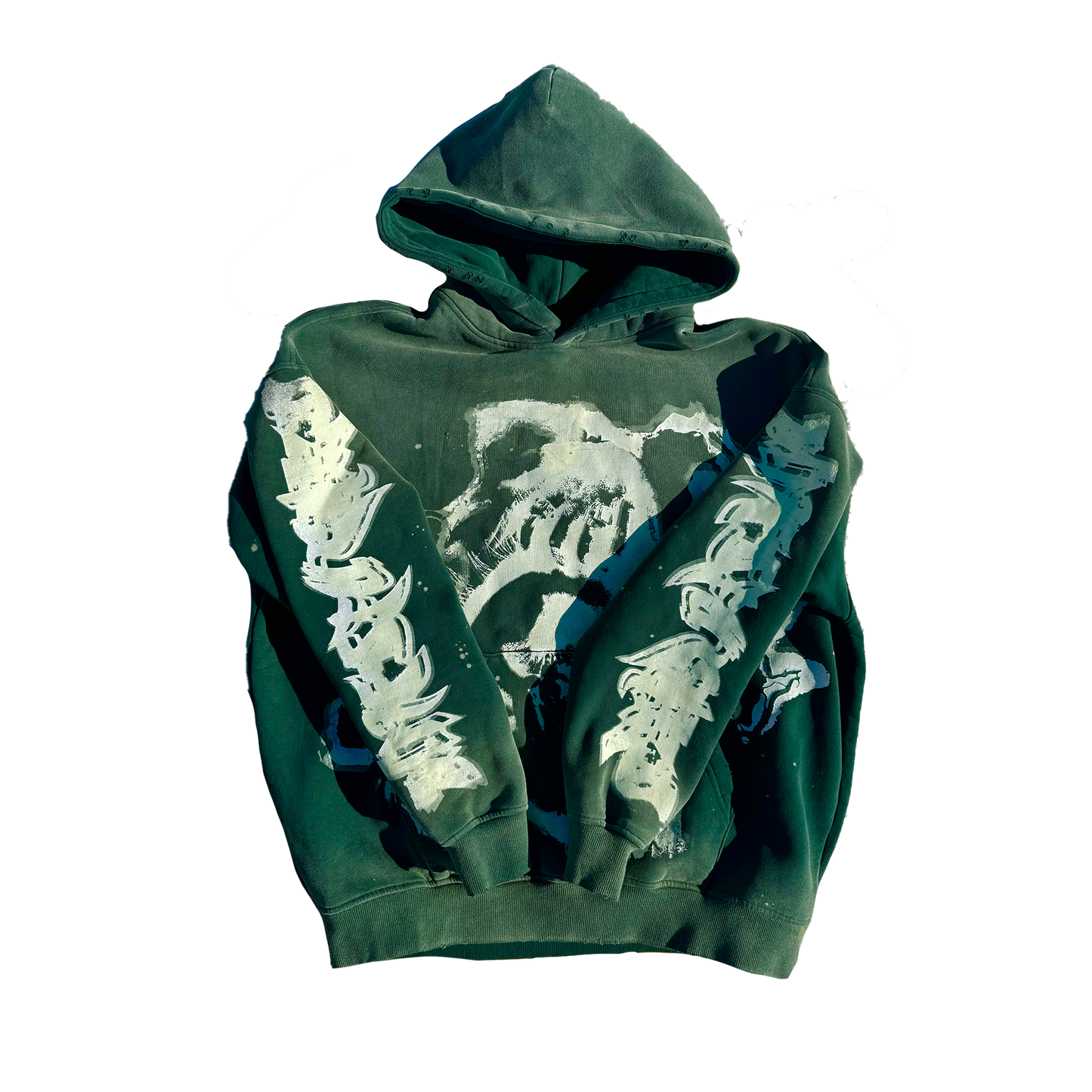 MF Glow In The Dark Pull Over Hoodie (Green)