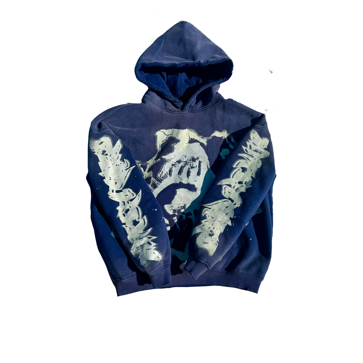 MF Glow In The Dark Pull Over Hoodie (Navy Blue)