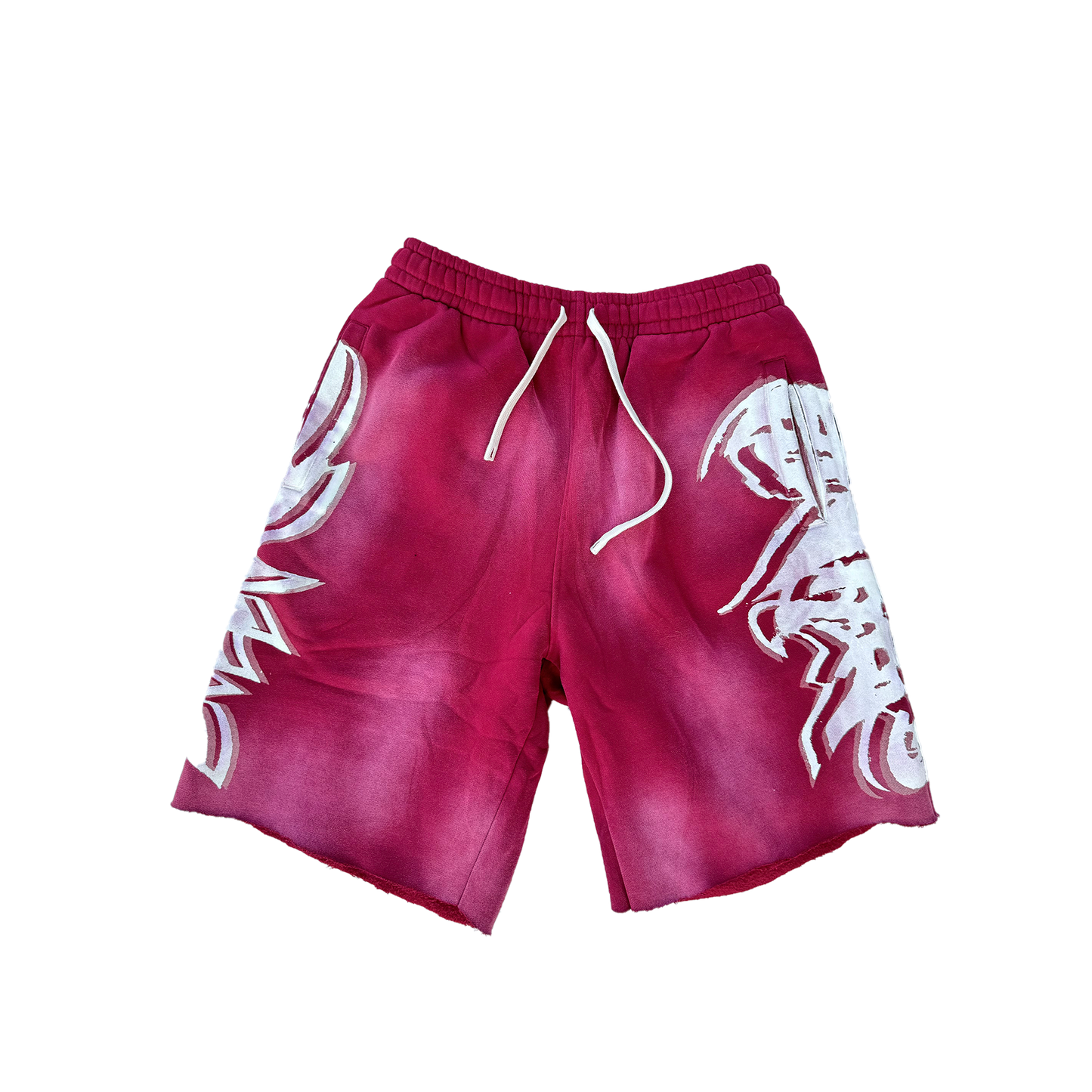 MF Glow In The Dark Shorts (Burgundy Red)