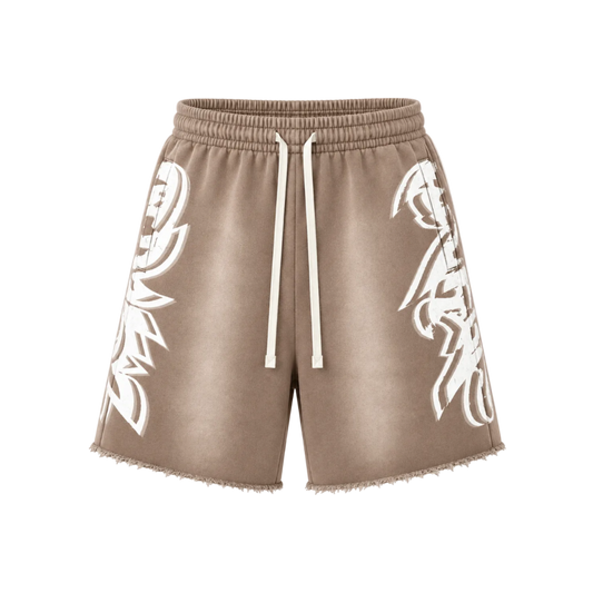 MF Glow In The Dark Shorts (Coffee Brown)