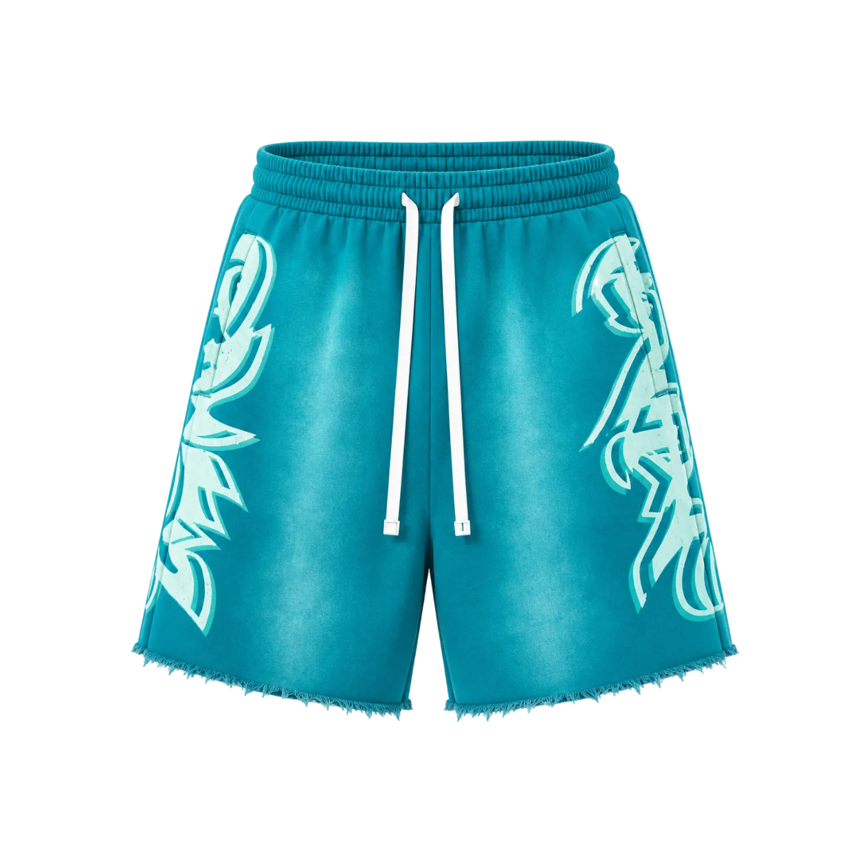 MF Glow In The Dark Shorts (Peacock Blue)