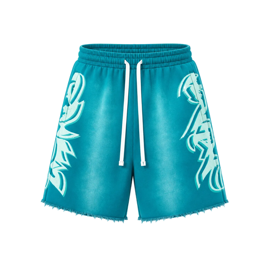 MF Glow In The Dark Shorts (Peacock Blue)