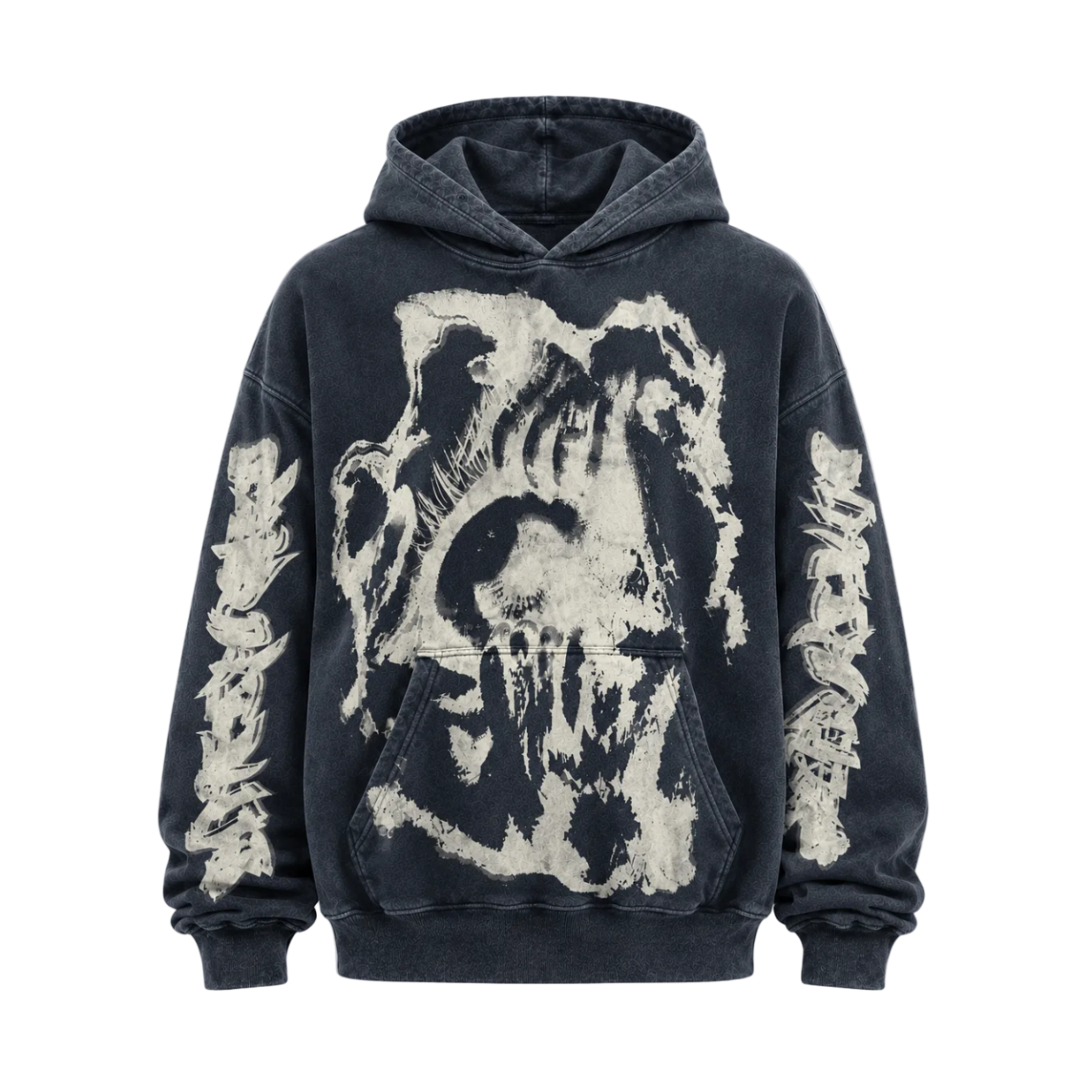 MF Glow In The Dark Pull Over Hoodie (Black)