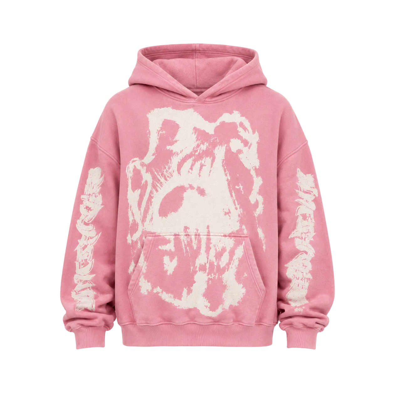 MF Glow In The Dark Pull Over Hoodie (Rouge Pink)