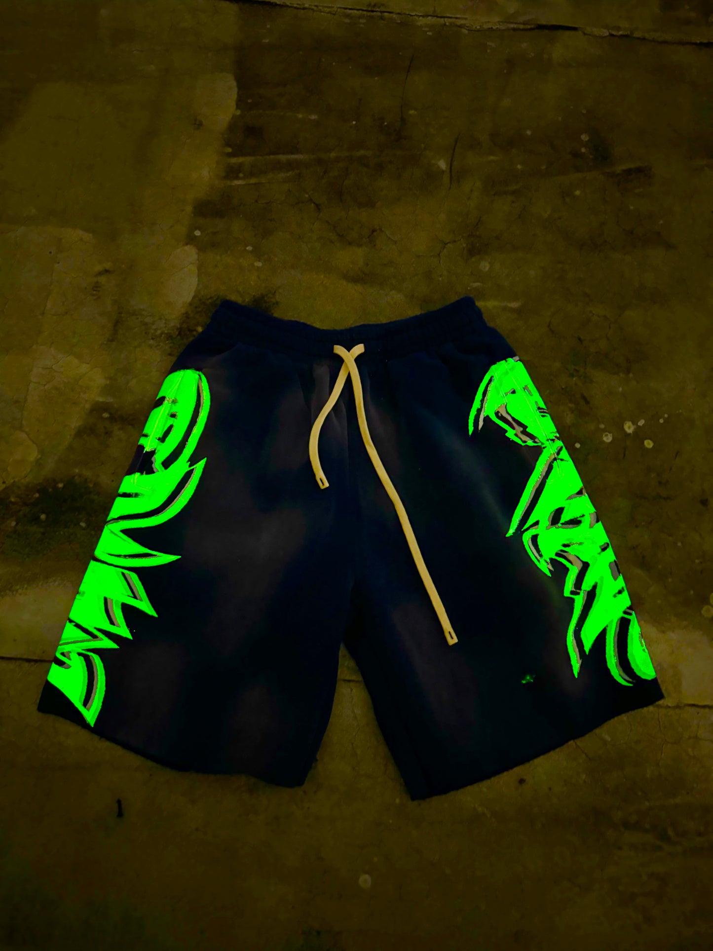 MF Glow In The Dark Shorts (Navy Blue)
