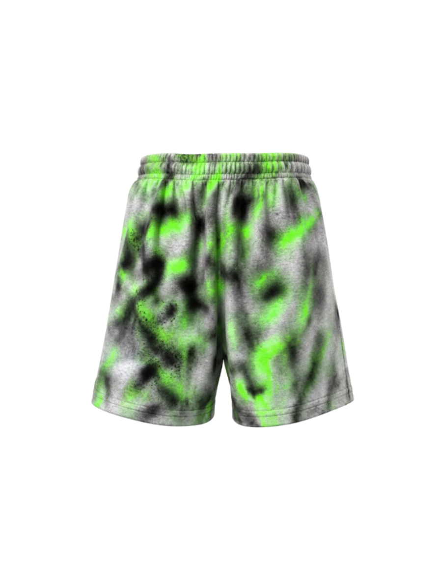 MF Airbrushed Shorts (Rusty Lime Green)