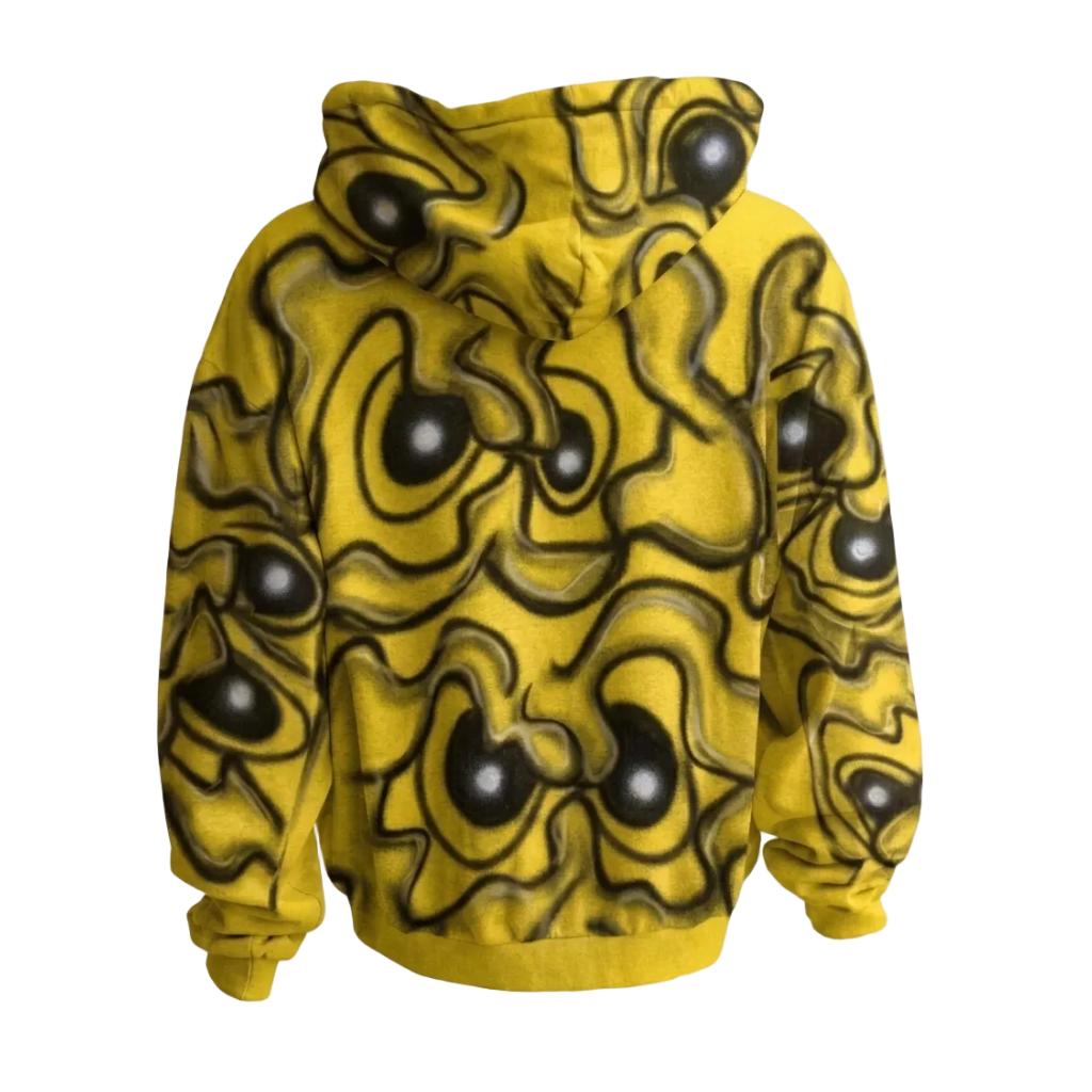 MF Air Brush Zip Up Hoodie (Yellow)