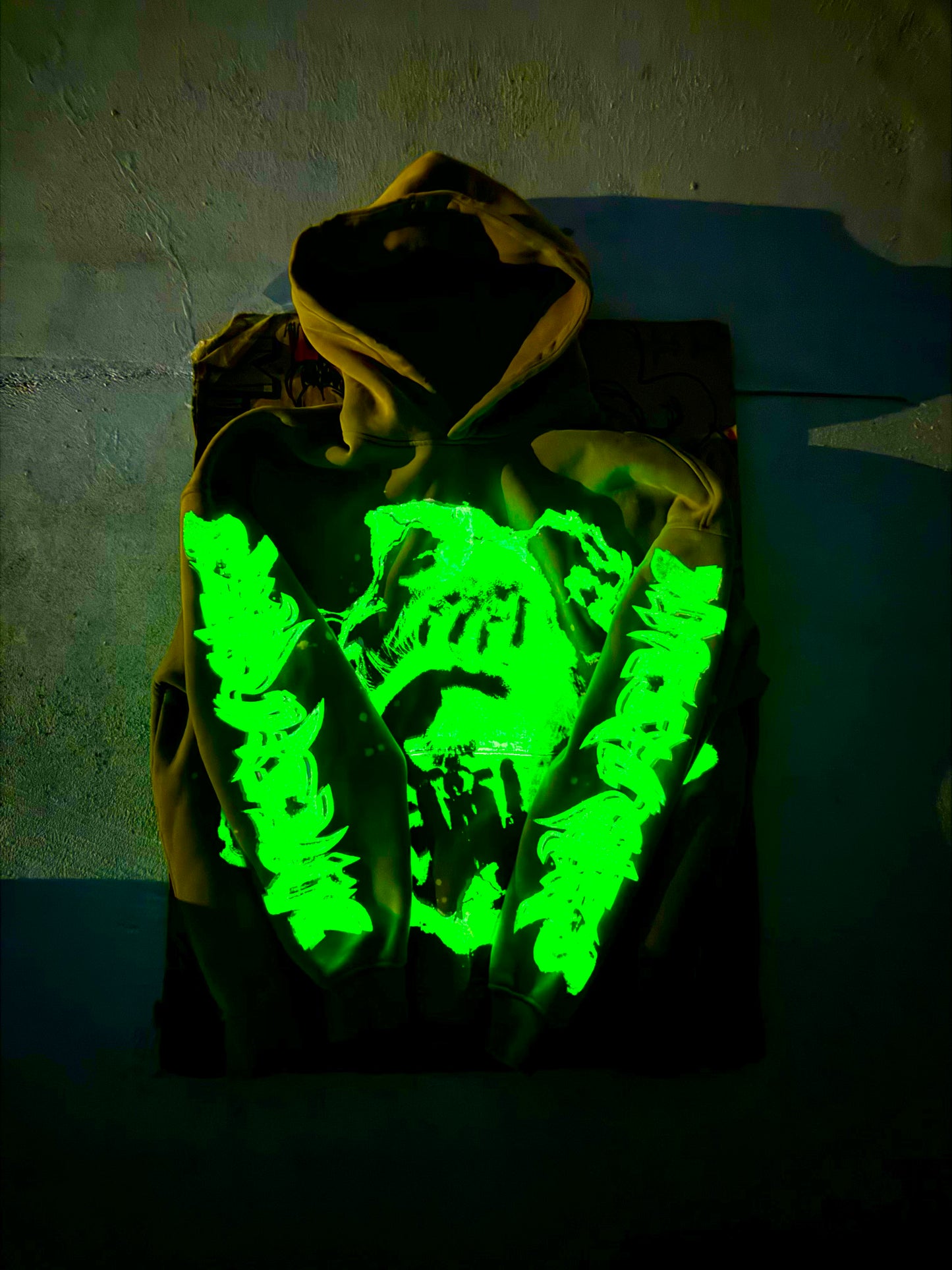 MF Glow In The Dark Pull Over Hoodie (Coffee Brown)