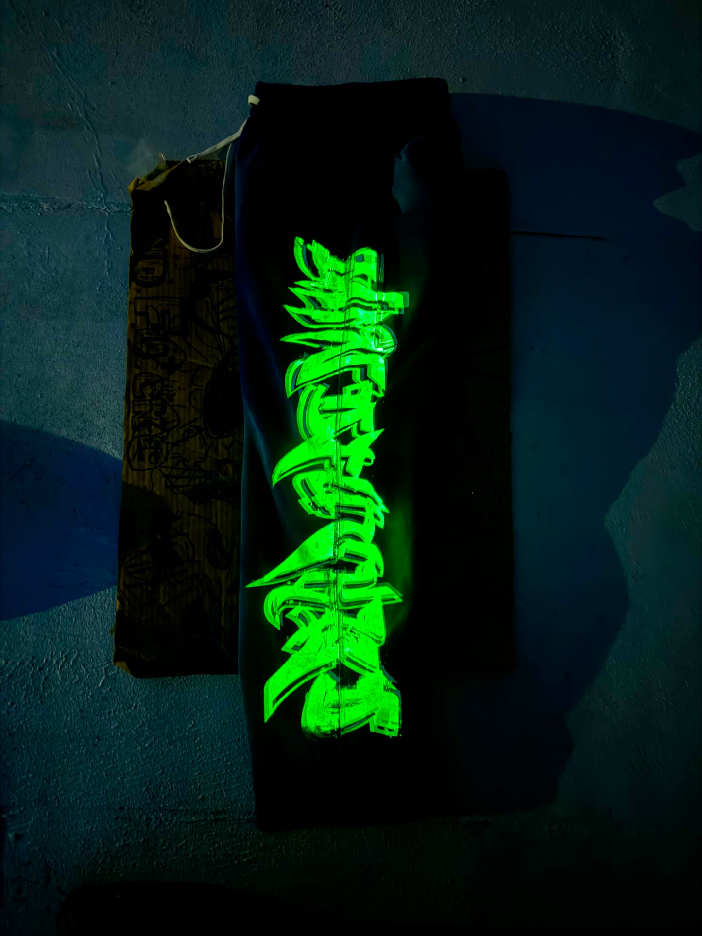 MF Glow In The Dark Sweat Pants (Navy Blue)