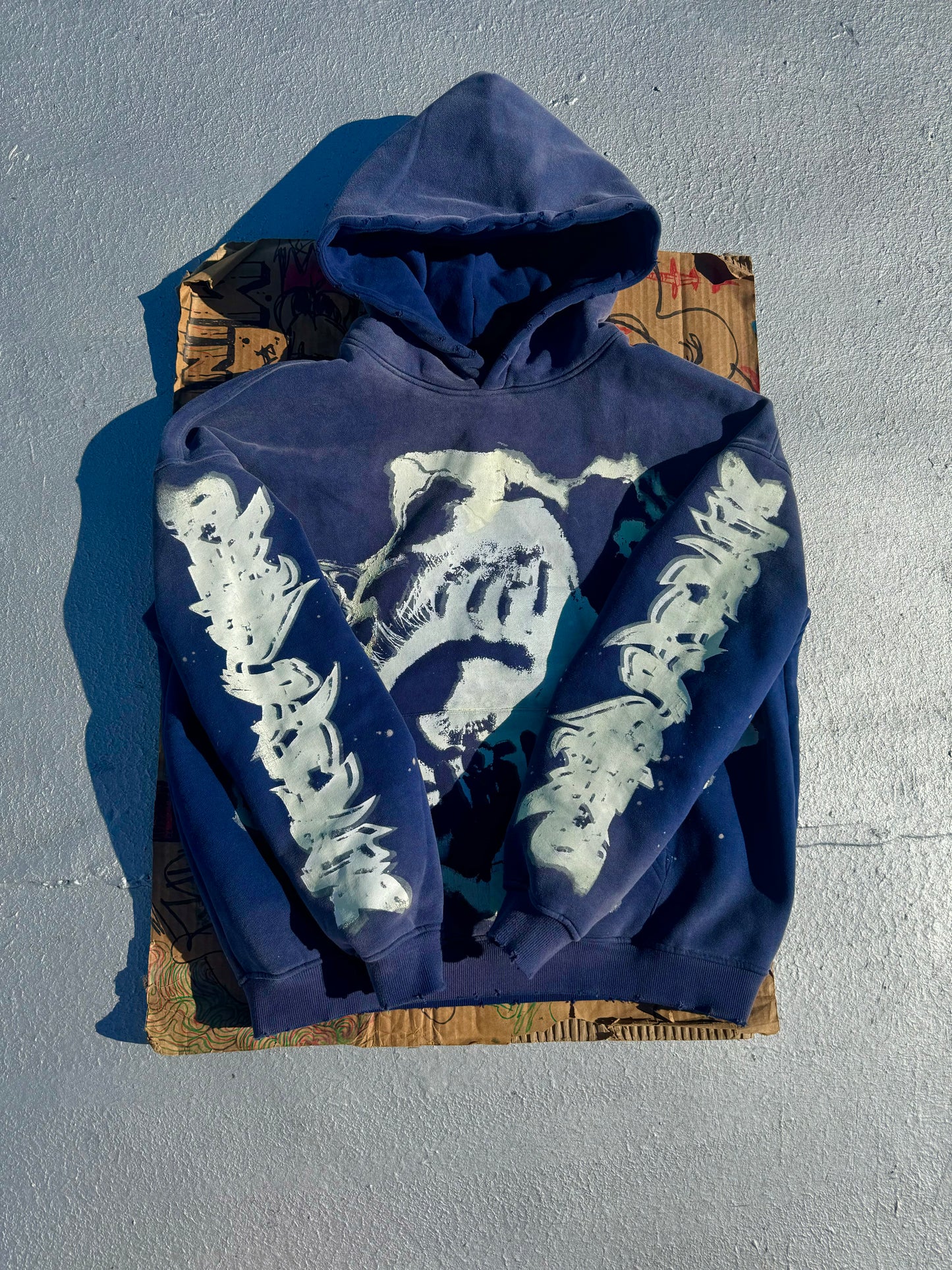 MF Glow In The Dark Sweat Suit Set (Navy Blue)