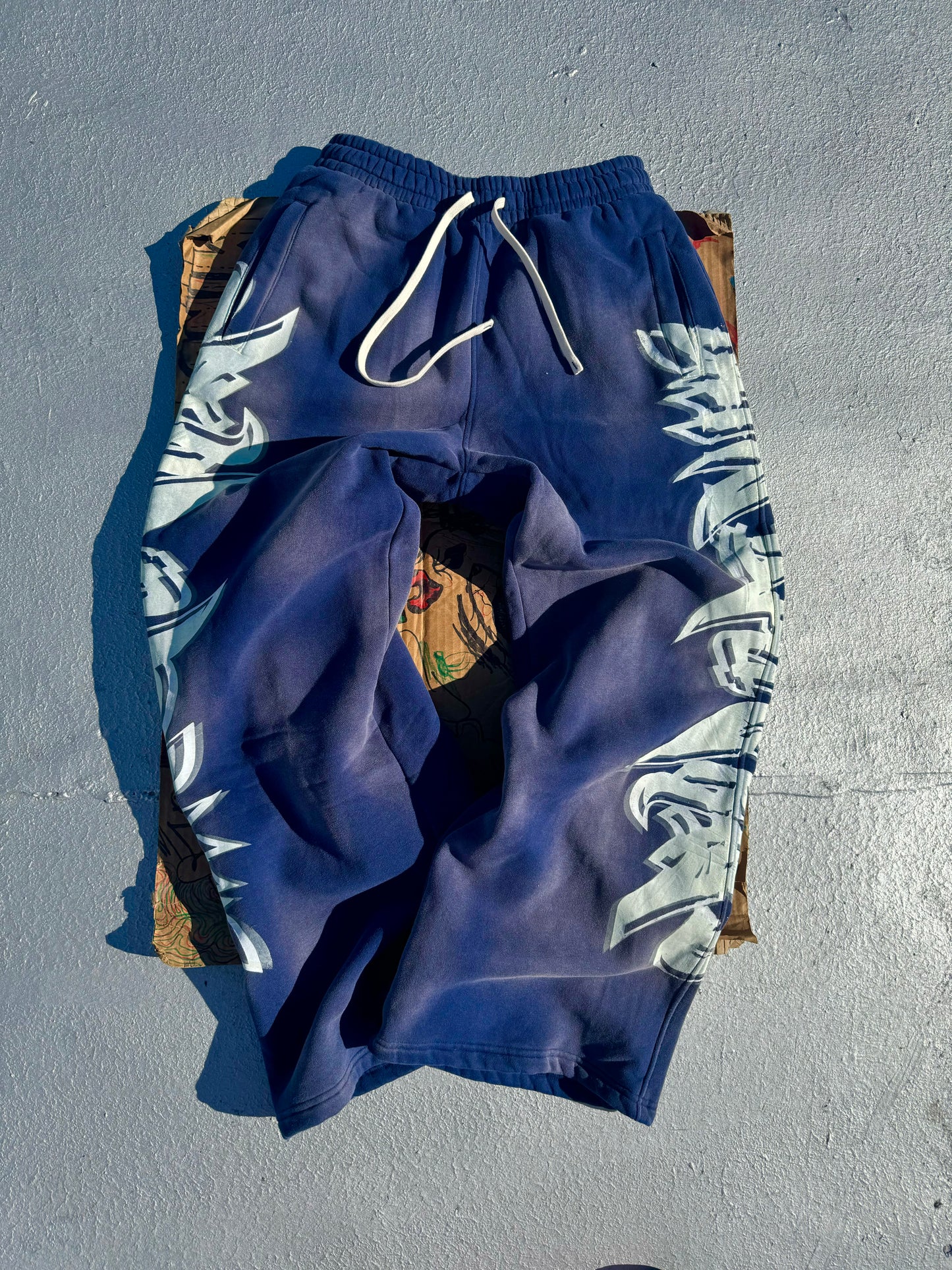 MF Glow In The Dark Sweat Suit Set (Navy Blue)