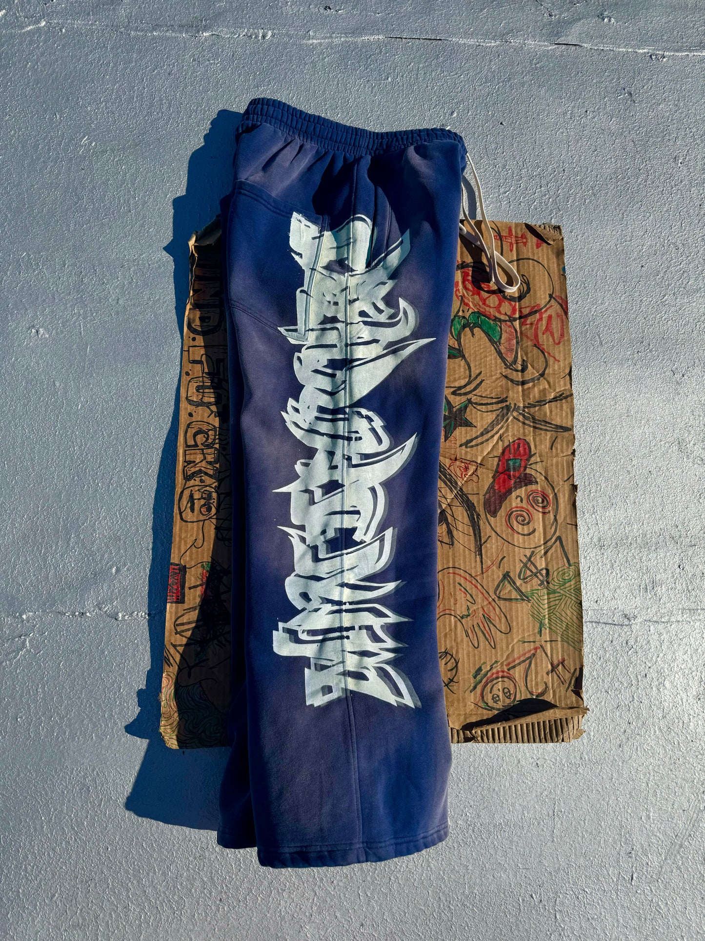 MF Glow In The Dark Sweat Pants (Navy Blue)