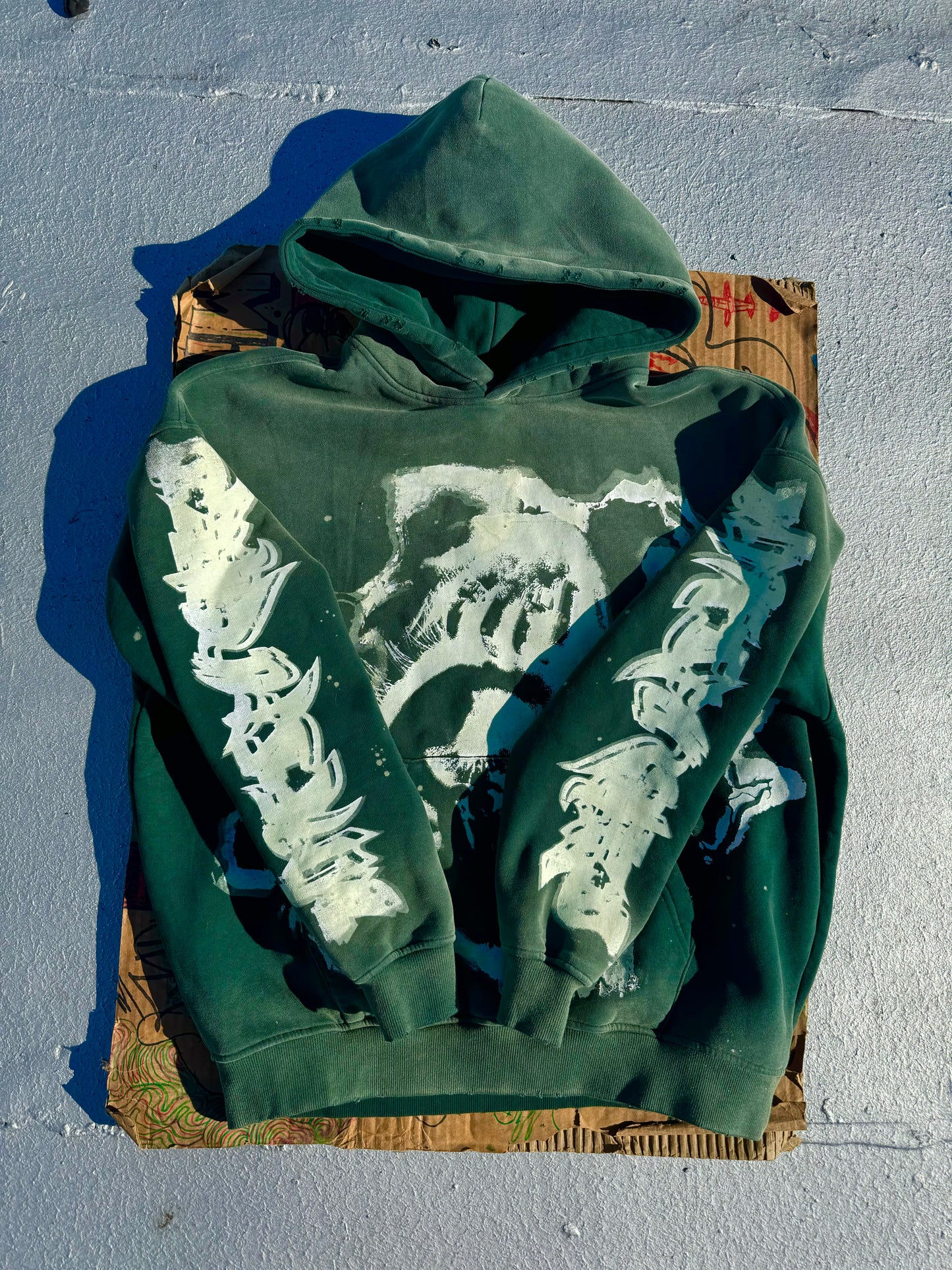 MF Glow In The Dark Pull Over Hoodie (Green)