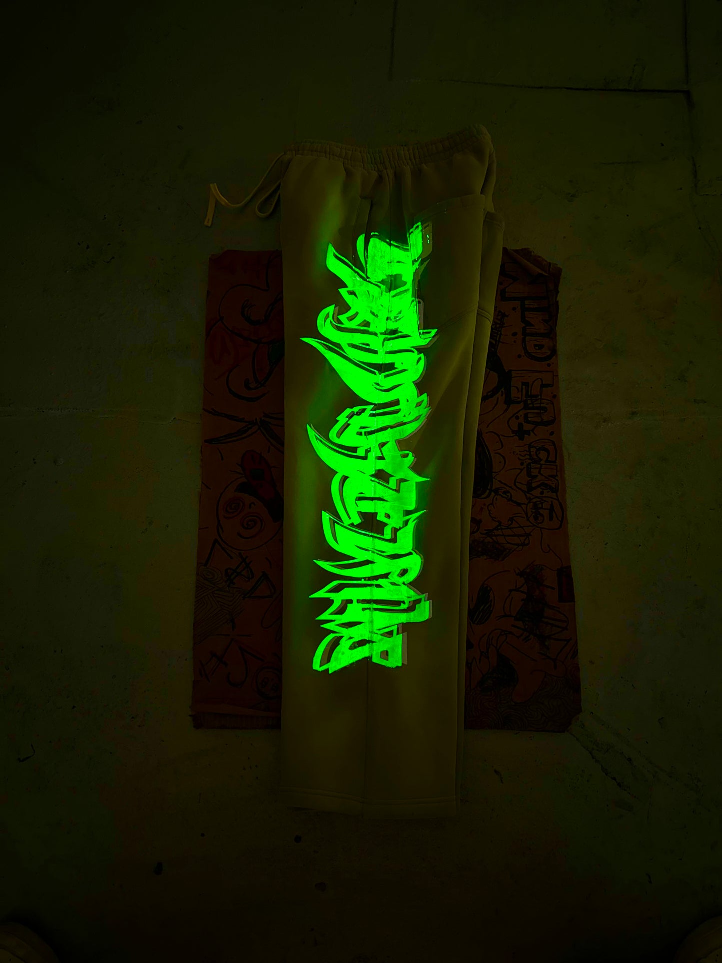 MF Glow In The Dark Sweat Pants (Ash Grey)