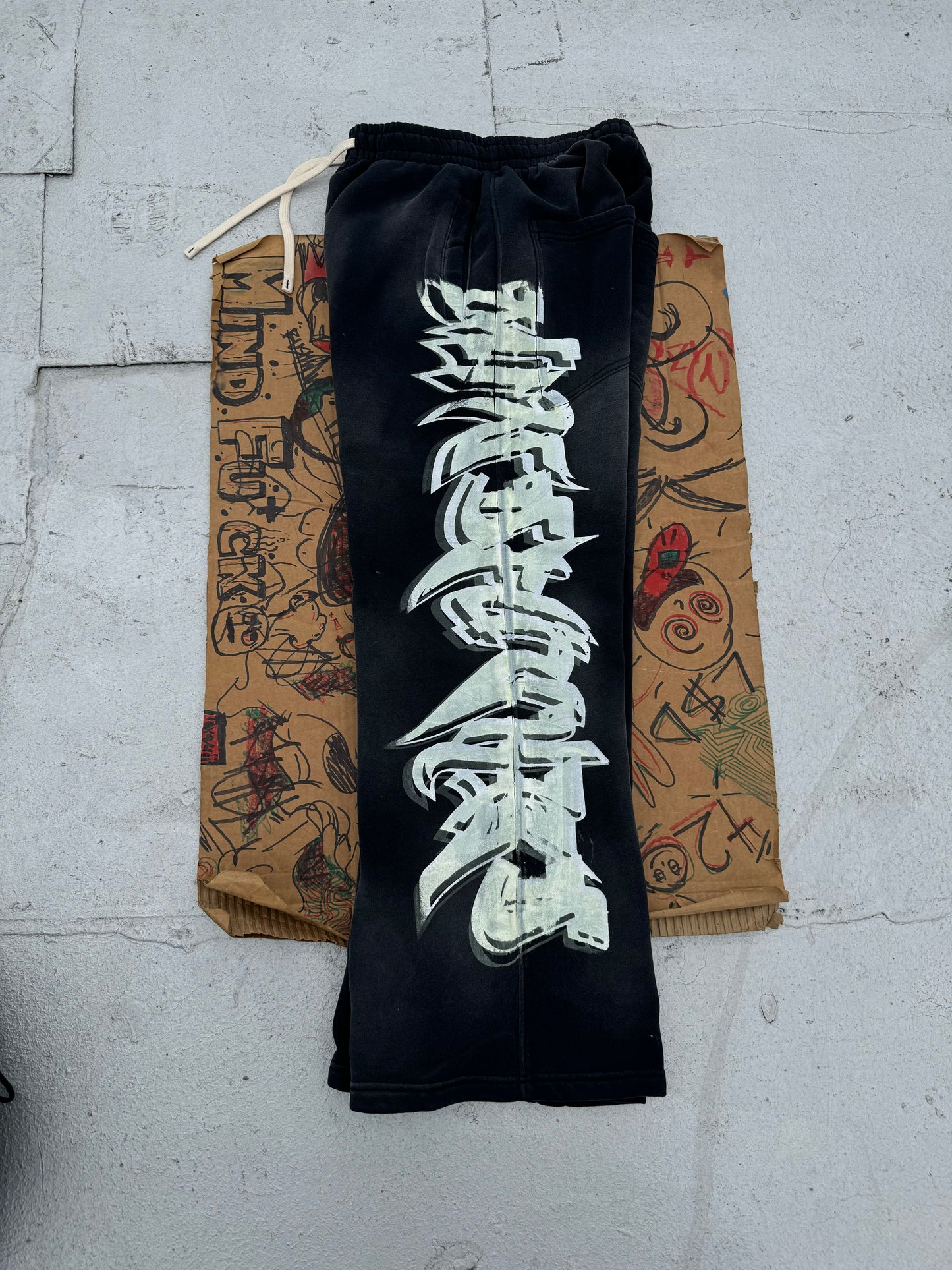 MF Glow In The Dark Sweat Pants (Black)