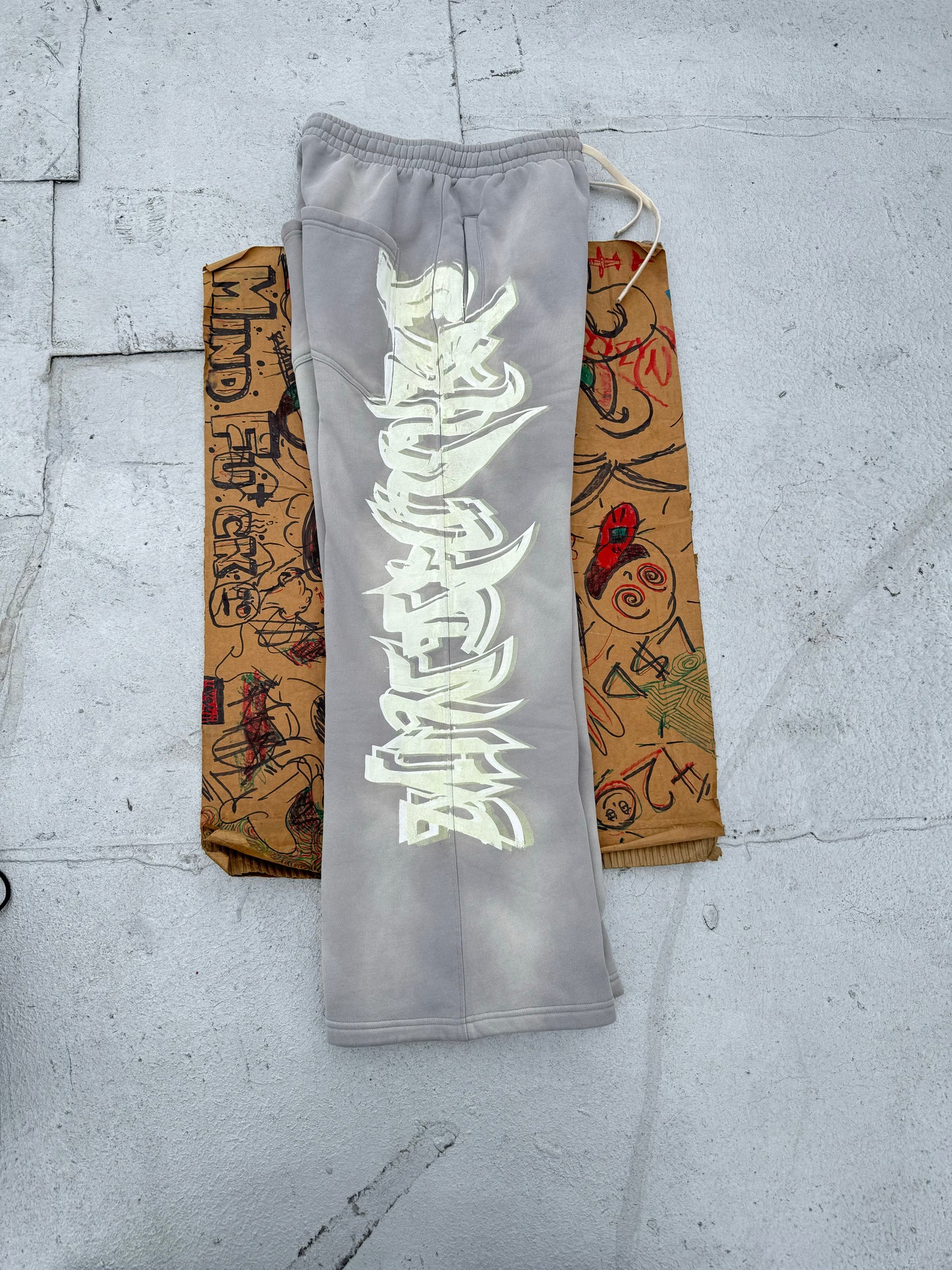 MF Glow In The Dark Sweat Pants (Ash Grey)