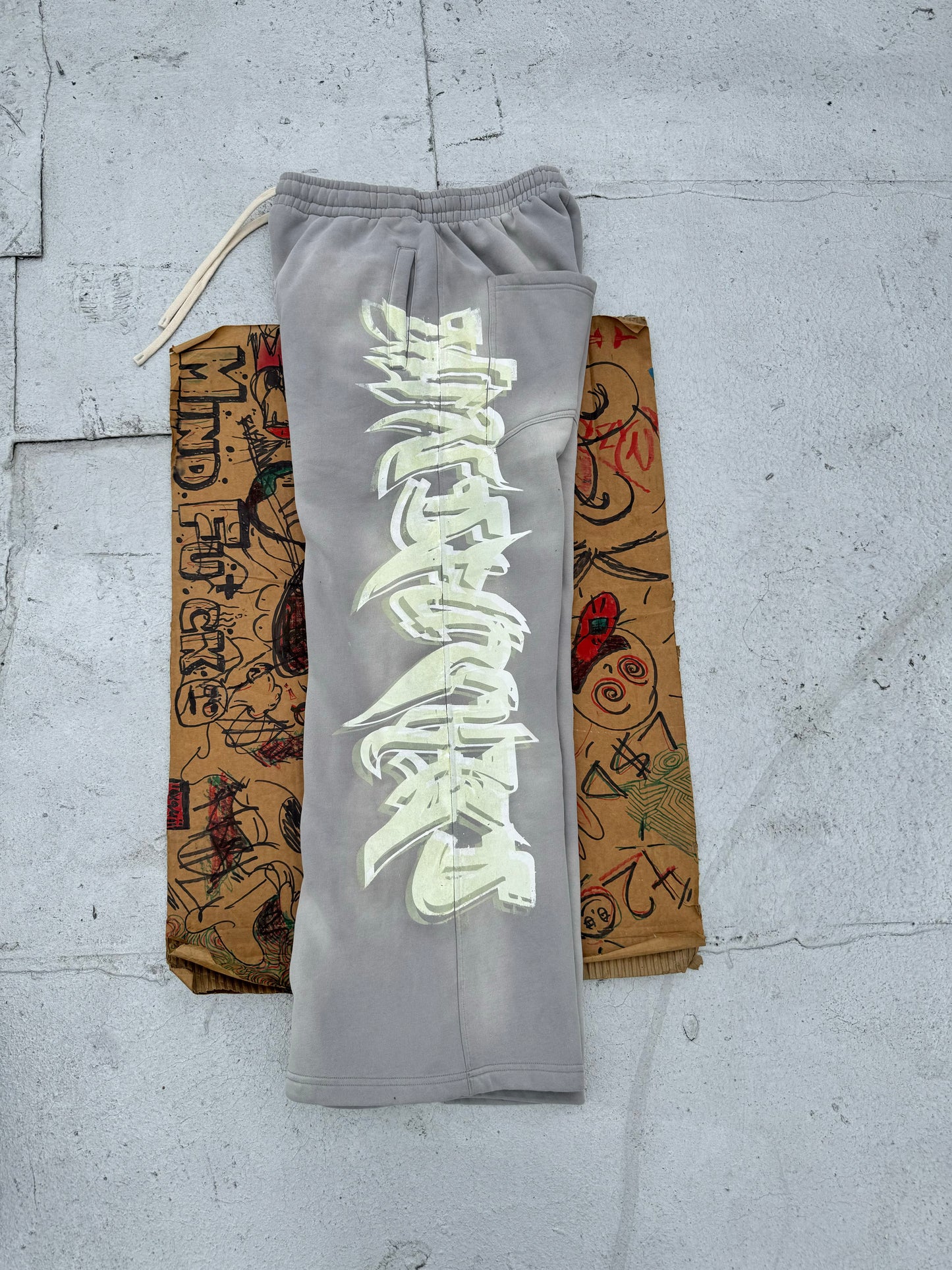 MF Glow In The Dark Sweat Pants (Ash Grey)