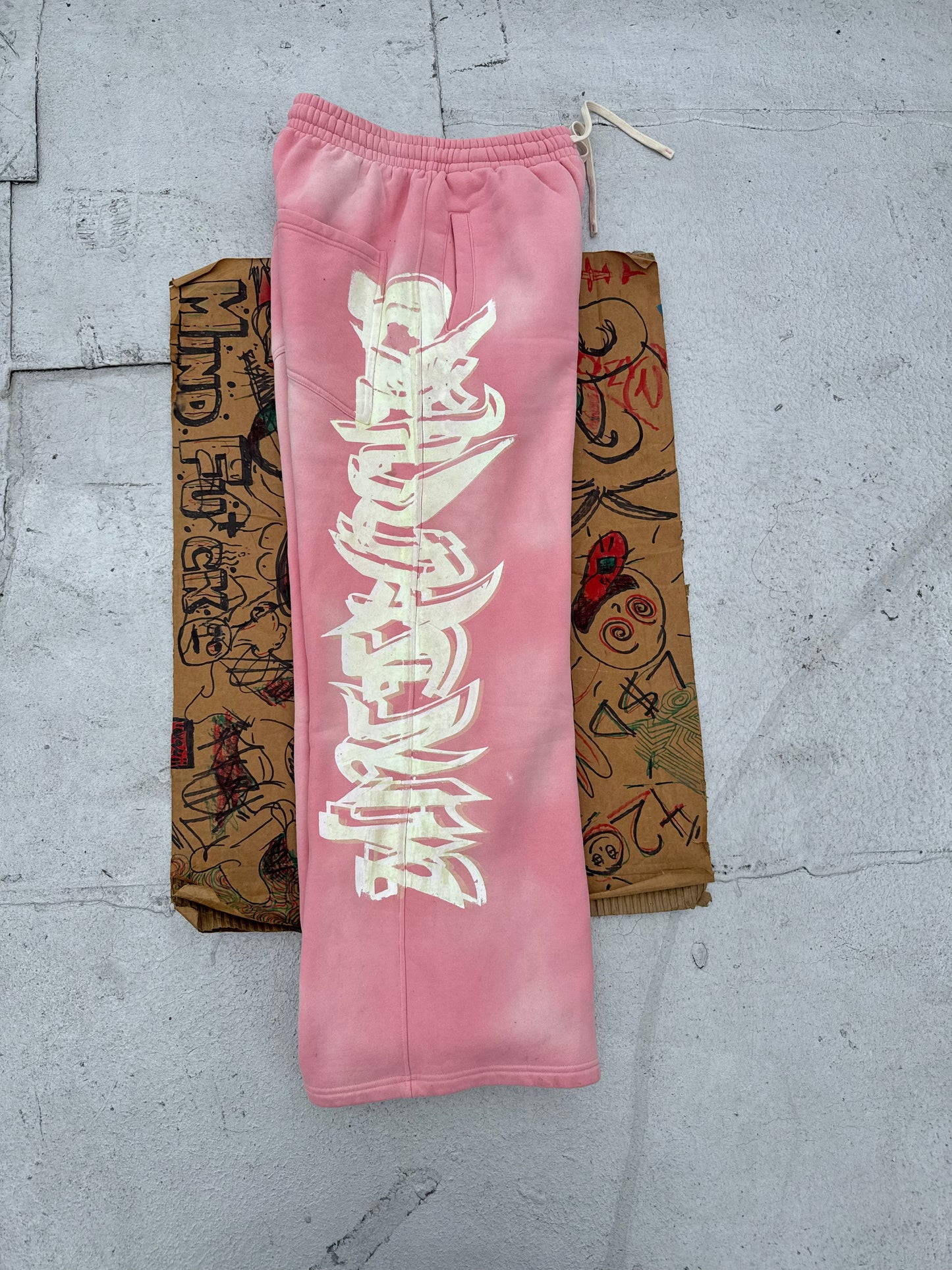 MF Glow In The Dark Sweat Pants (Rouge Pink)