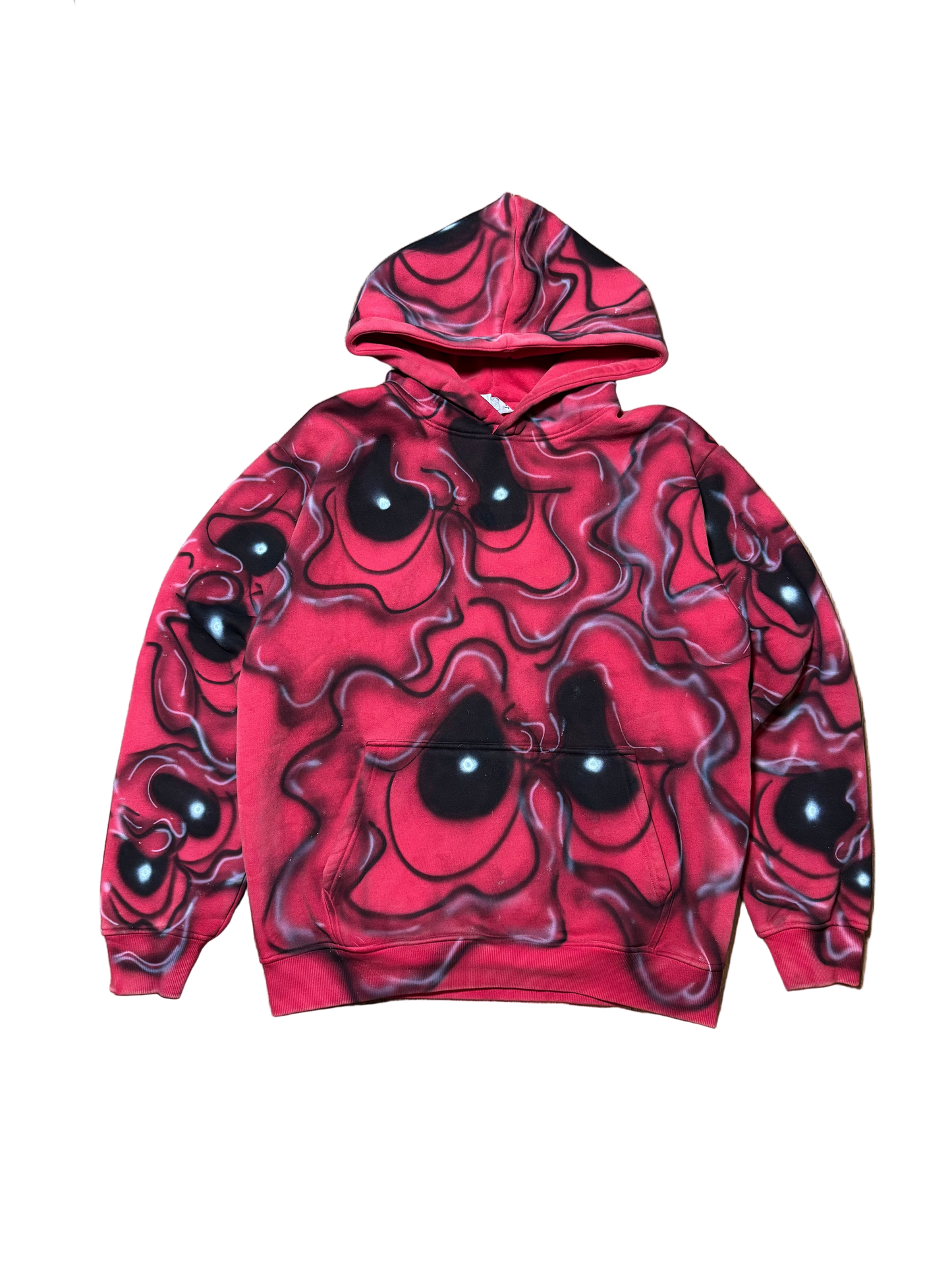 MF Air Brush Hoodie (Red)