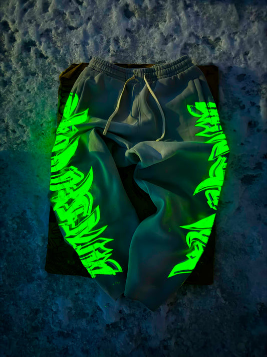 MF Glow In The Dark Sweat Pants (Ash Grey)