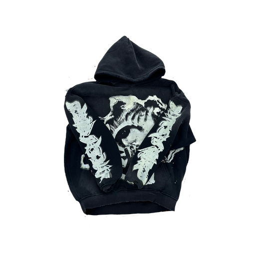 MF Glow In The Dark Pull Over Hoodie (Black)