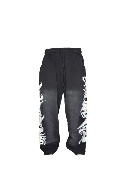 MF Glow In The Dark Sweat Pants (Black)