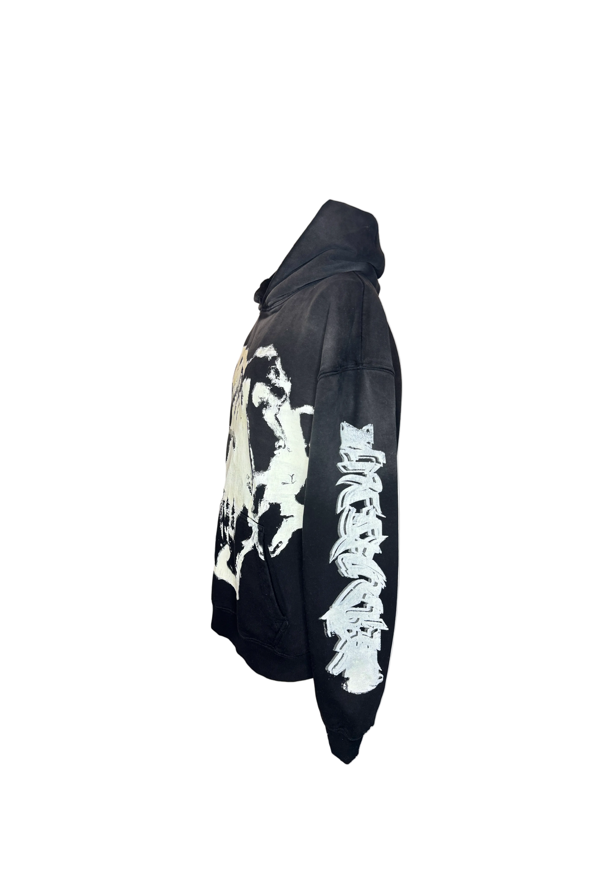 MF Glow In The Dark Pull Over Hoodie (Black)