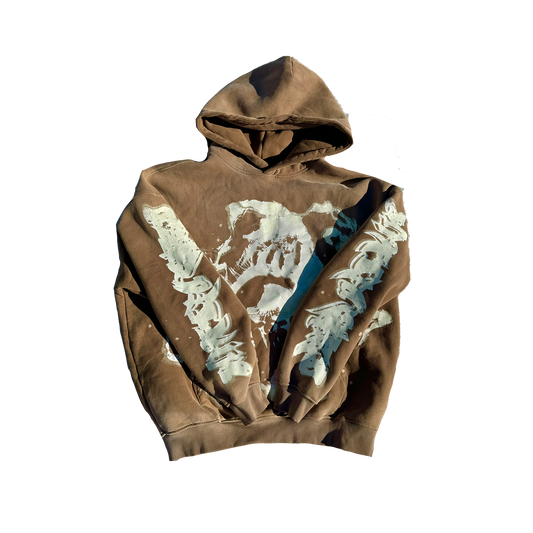 MF Glow In The Dark Pull Over Hoodie (Coffee Brown)
