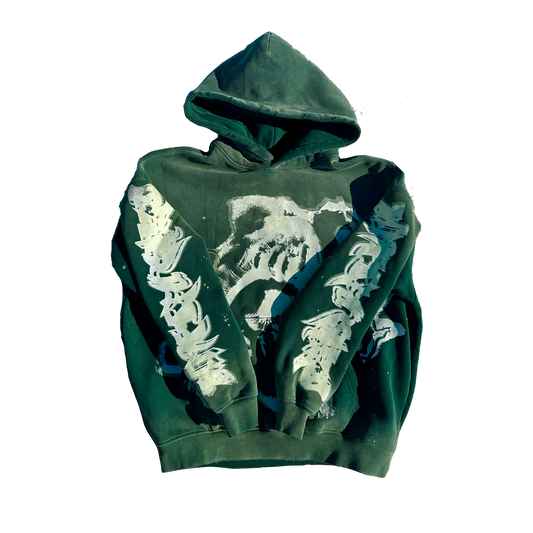 MF Glow In The Dark Pull Over Hoodie (Green)