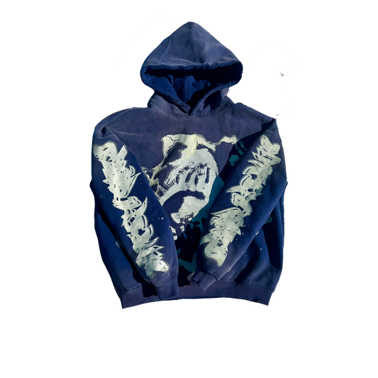 MF Glow In The Dark Pull Over Hoodie (Navy Blue)