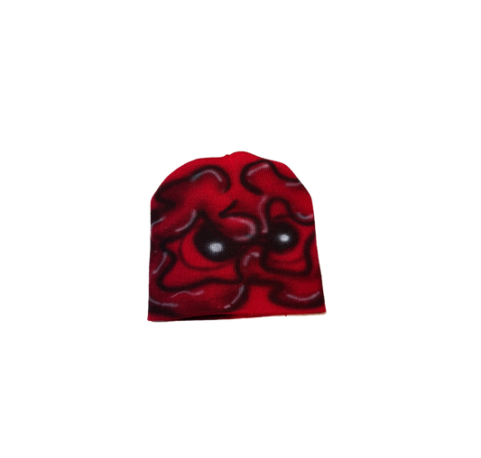 MF Face Beanie (Red)