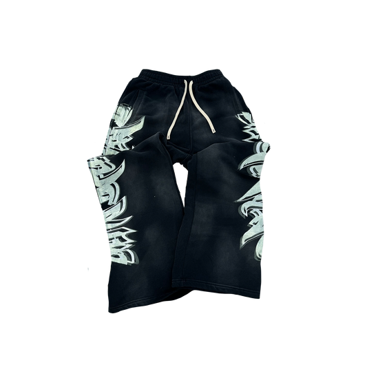 MF Glow In The Dark Sweat Pants (Black)