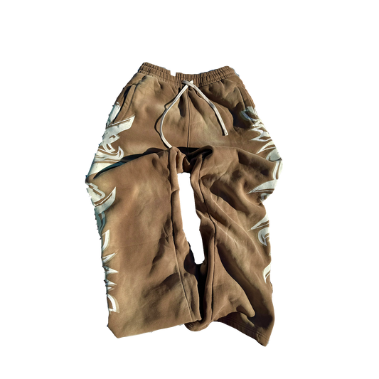 MF Glow In The Dark Sweat Pants (Coffee Brown)