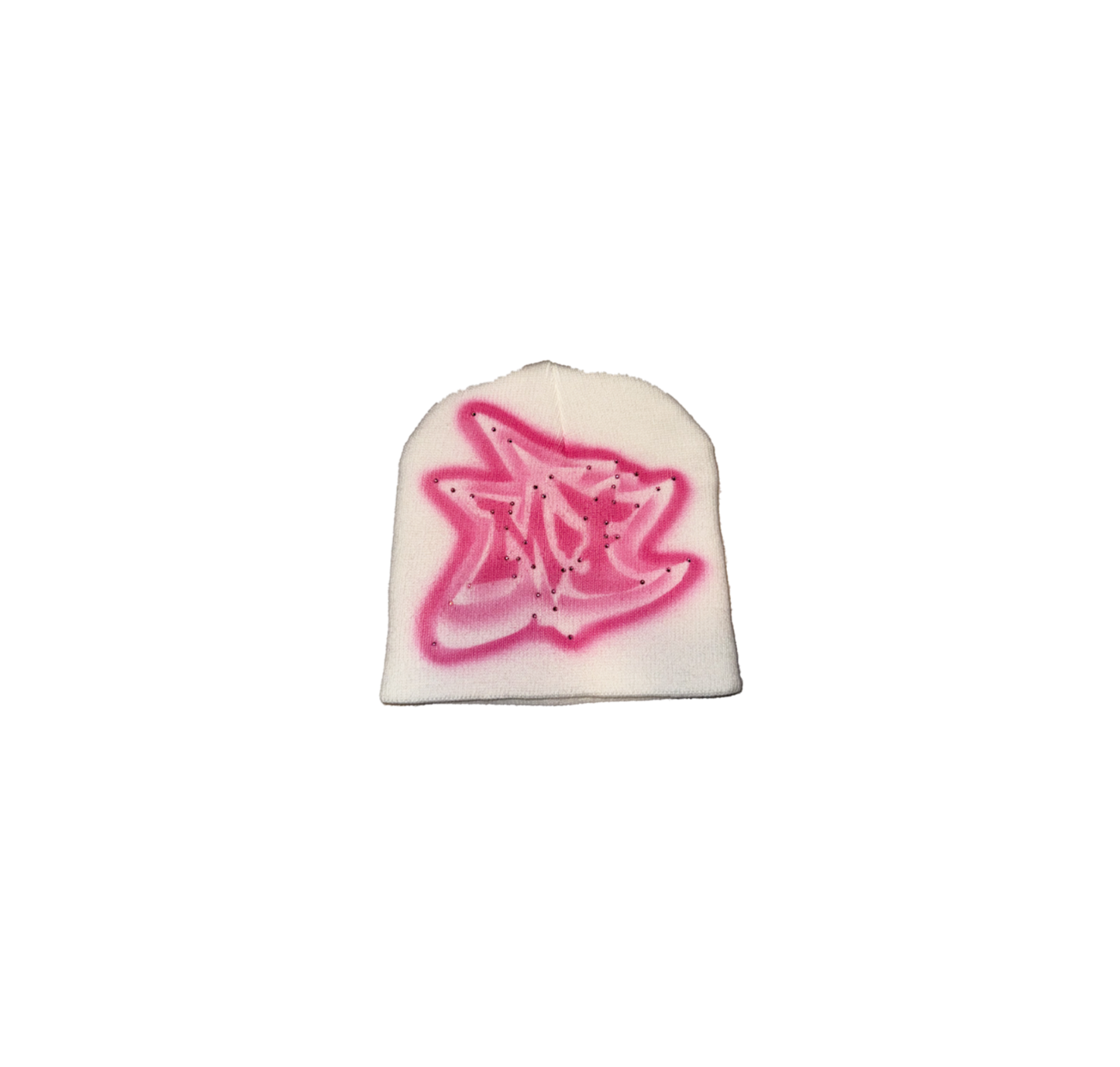 MF Swarovski Beanie (Hot Pink)
