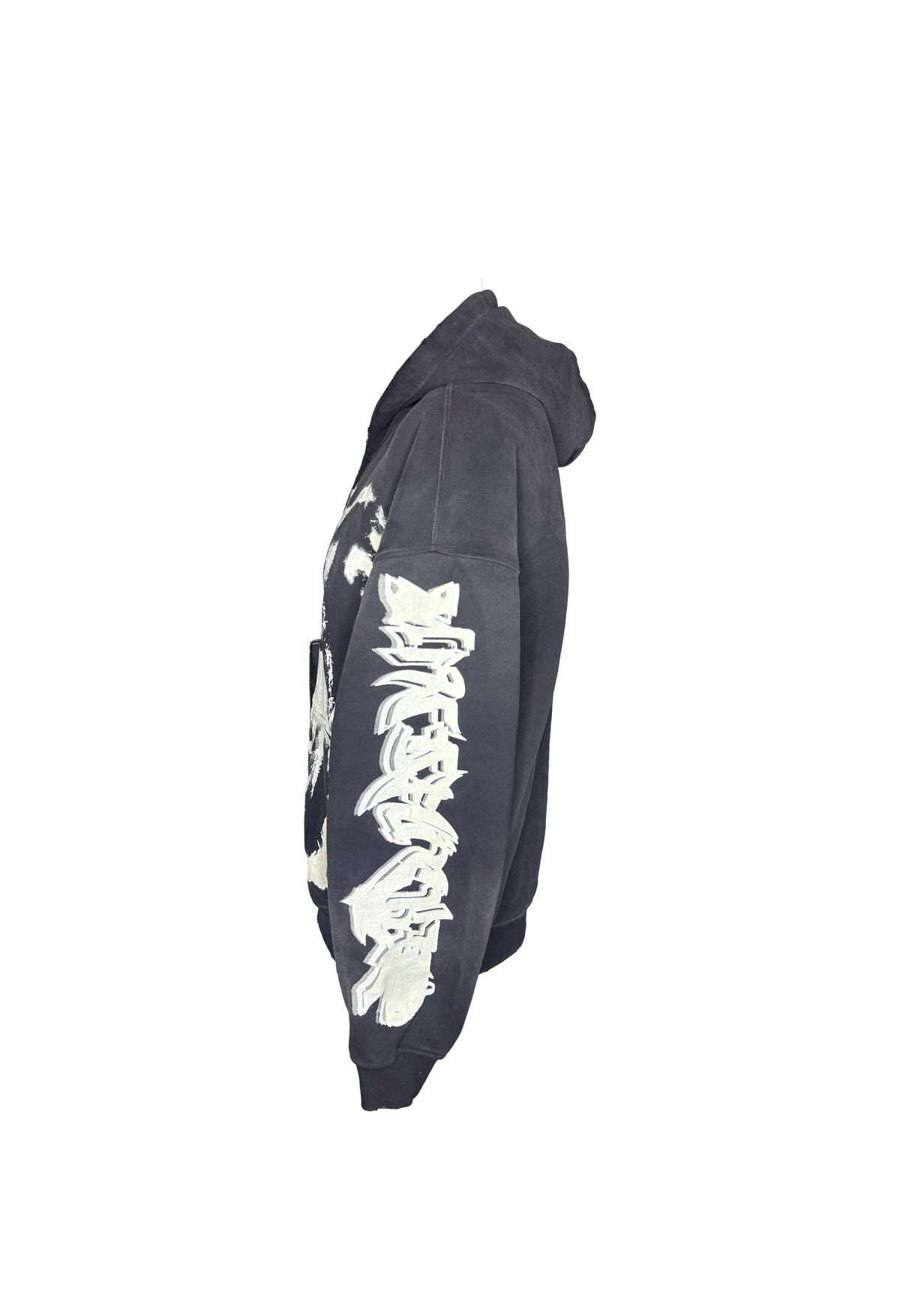 MF Glow In The Dark Zip Up Hoodie (Black)