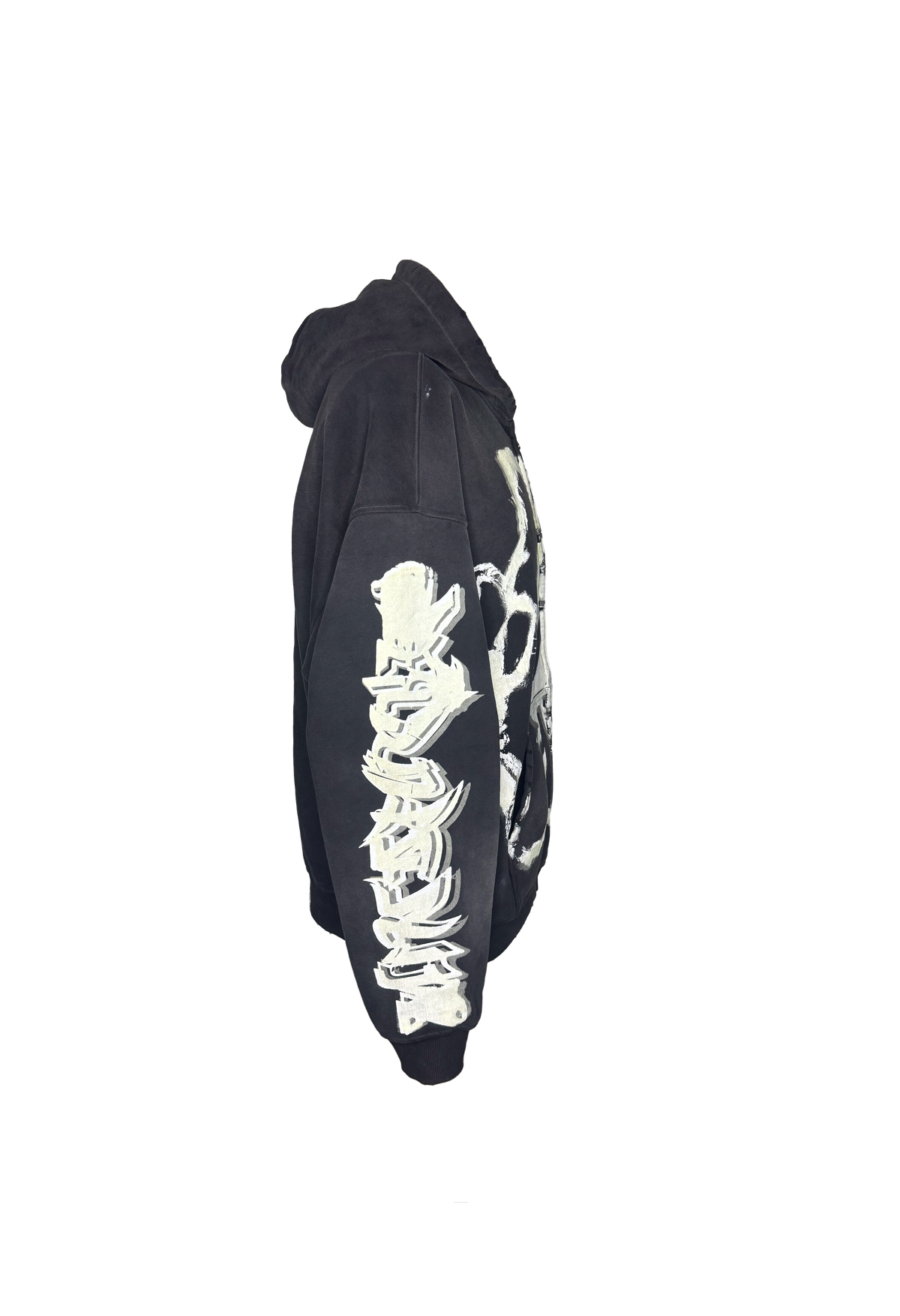 MF Glow In The Dark Zip Up Hoodie (Black)